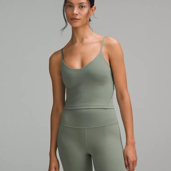 Lululemon Align Cropped Cami in Grey Eucalyptus - Picture 1 of 3